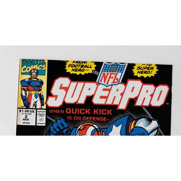 Marvel Comics NFL SuperPro #2 Nov 1991 - Picture 2 of 8